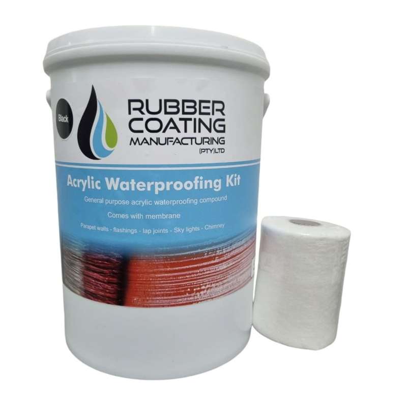 Rcm Roof Seal Kit Acrylic 5 L Black
