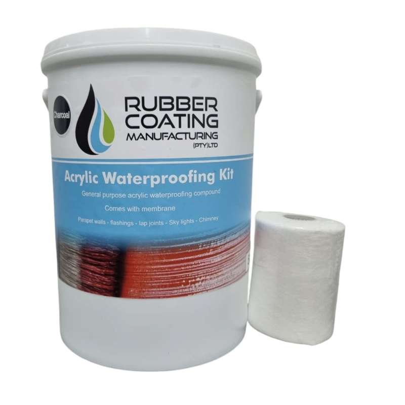 Rcm Roof Seal Kit Acrylic 5 L Charcoal