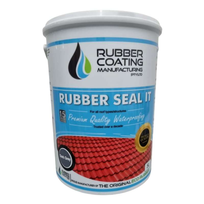 Rcm Rubber Seal Dark Grey 5 L