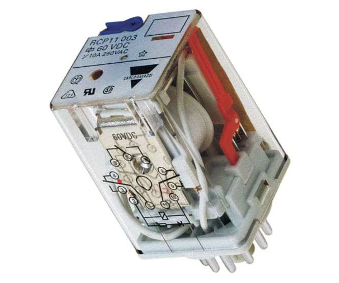 Relay 11 Pins 3 Pdt 10 A 220 Vac Round Rcp11003230 Vac