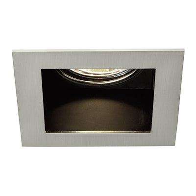 ***D/Light Tilt Square Steel S/Chrome Gu10 50w 230v