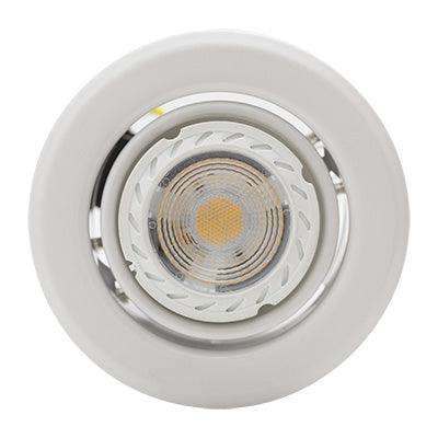 ***D/Light Tilt Steel White Gu10 50w C/O 74mm (D46 W)