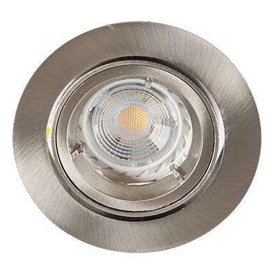 ***D/Light Tilt Die Cast Satin Chrome 50w C/O 85mm (D109 Sc)