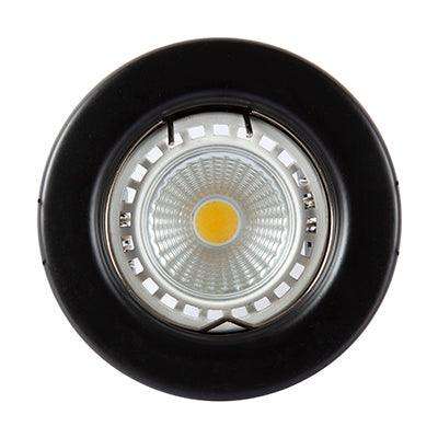 D/Light Steel Black No L/Holder C/O 60mm