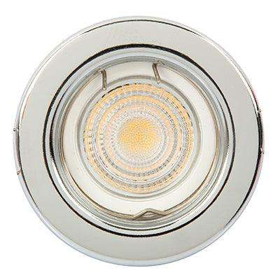 D/Light Steel Chrome No L/Holder C/O 60mm