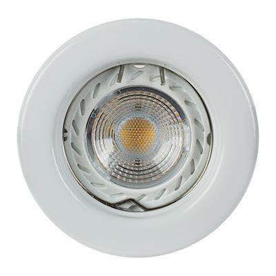D/Light Steel White No L/Holder C/O 60mm (D25 W)
