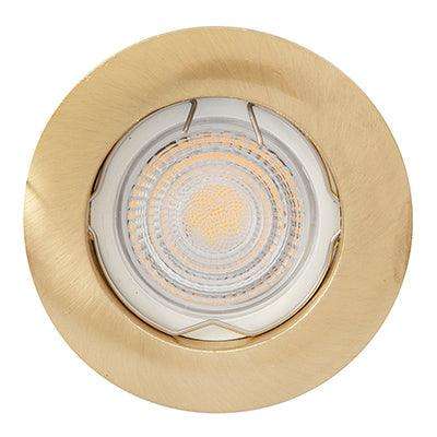 ***D/Light Die Cast Satin Brass No L/Holder C/O 62mm