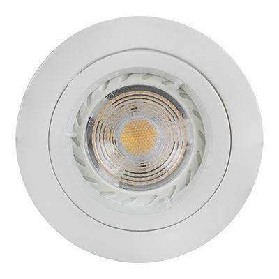 D/Light Die Cast White No L/Holder C/O 70mm (D18 W)