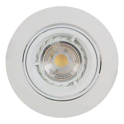 ***D/Light Die Cast White No L/Holder C/O 85mm (D19 W)