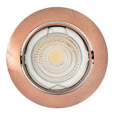 ***D/Light Die Cast Copper No L/Holder C/O 73mm
