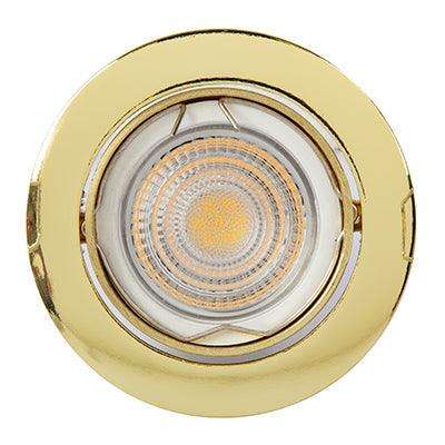 ***D/Light Die Cast Satin Brass No L/Holder C/O 73mm