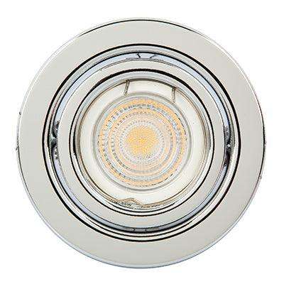 D/Light Tilt Steel Chrome No L/Holder C/O 85mm