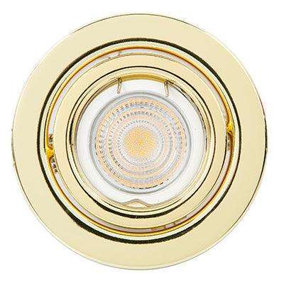 D/Light Tilt Steel Gold No L/Holder C/O 85mm