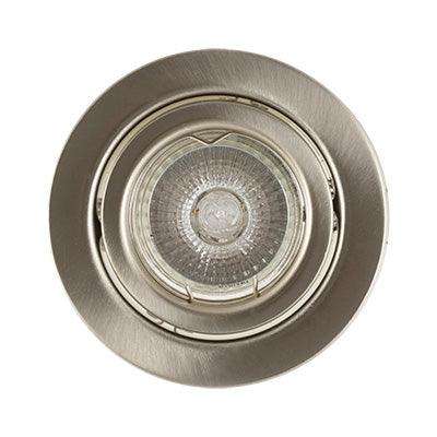 D/Light Tilt Steel S/Chrome No L/Holder C/O 85mm