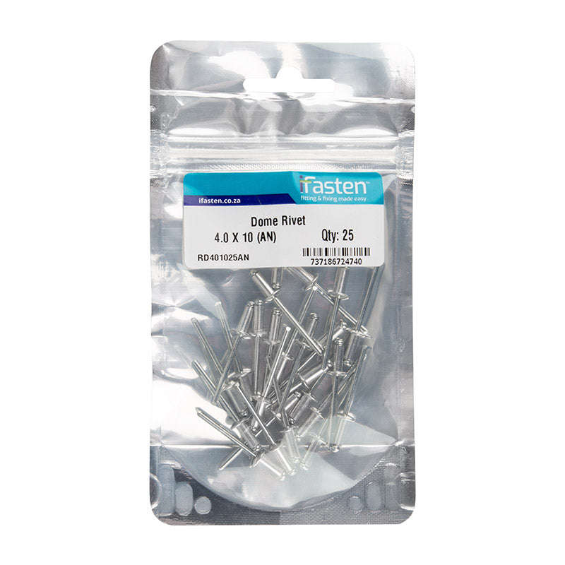 Ifasten Rivet Dome 4.0 Mmx10 Mm 25 Pp