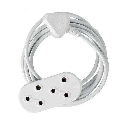 Cord Extension 5m 10 Amp Double Socket Prepacked