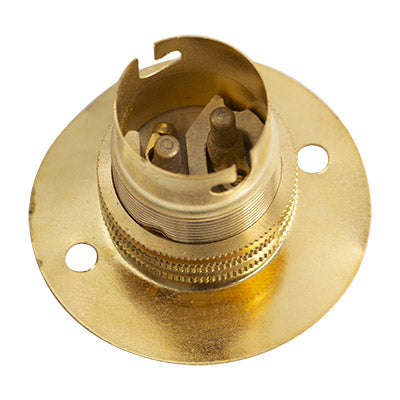 Lampholder B22 Brass 53mm Batten Standard