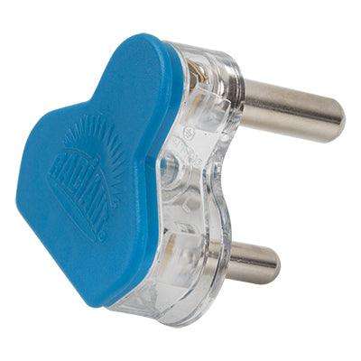Plug Top 16 Amp 3 Pin ("Radi"" Plug) Blue"