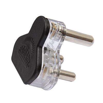 Plug Top 16 Amp 3 Pin ("Radi"" Plug) Black"