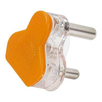 Plug Top 16 Amp 3 Pin (Radi Plug) Orange