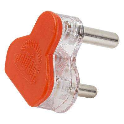 Plug Top 16 Amp 3 Pin ("Radi"" Plug) Red"