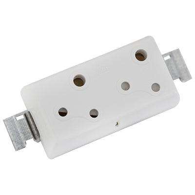 Socket Luminaire Duo Surface 6 Amp