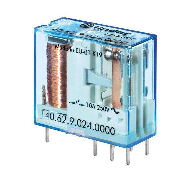 Relay Dpdt 10 A 12 Vdc Rect 8 Pcb 40.62.9.012.0000