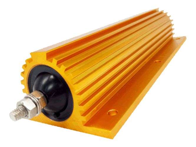 Resistor 100 W Aluminum W/W In 100 W Case 100 E 100 Wb 100 E J