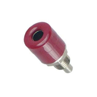 Banana Socket 4mm Dark Red Solder Tl=23mm Rg11 Red