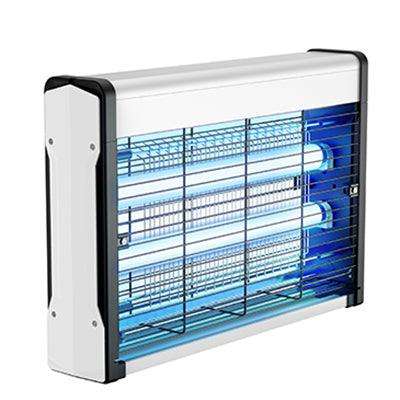 Insect Killer 2x20w Silver & Black Covers 150sm