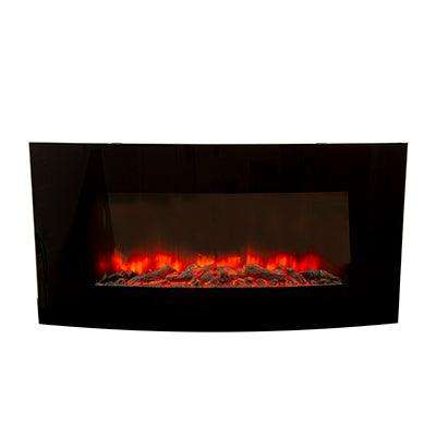 Fireplace Decorative Curved Glass Indoor With "Coal"" 1800 W 220 240 V"