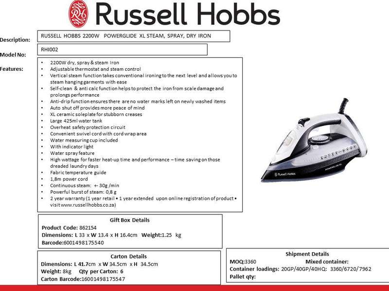 Rhi002 Rh Powerglide Xl 2200 W