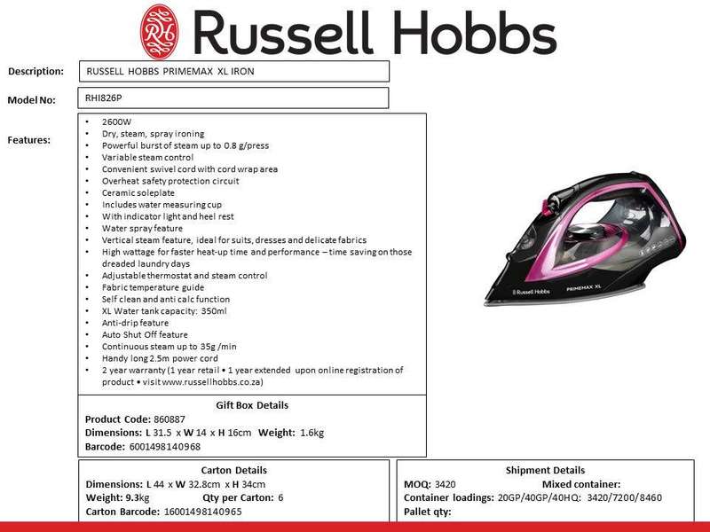 Rhi826 P Rh Prime Max Xl Iron