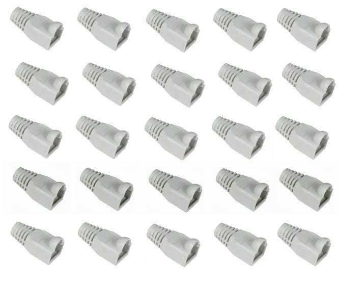 Boot Rj45 Rnd Cab L Gy Bubble 28mm For 7mm Cable 1 K/Bag Rj45 Srb Lgrey