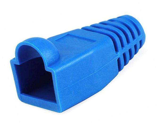Boot For Rj45 Plug L Bl 28mm For 7mm Round Cable Rj45 Srb L Bl