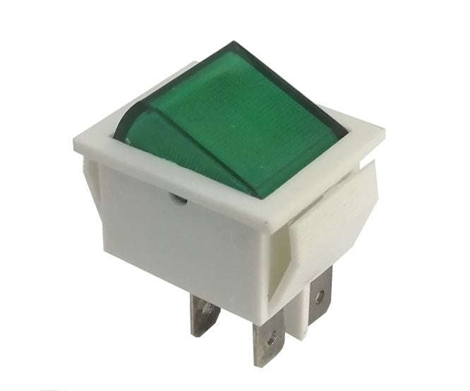 Rocker Switch Dpst Illuminated Gr 4 P 250 V 15 A Rk1 01 Gr *A*