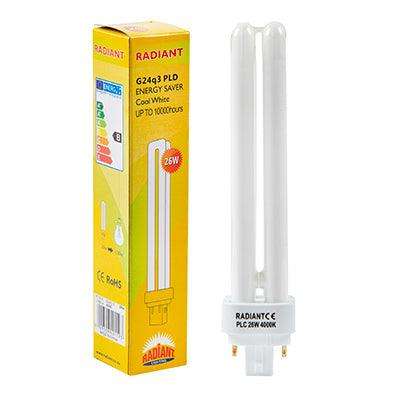 Fluorescent Cfl G24q3 4 Pin 26w 4000 K