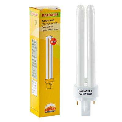 Fluorescent Cfl G24d2 2 Pin 18w 4000 K