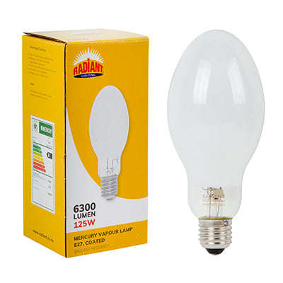 ***Mercury Vapour Elliptical E27 125w 10000h