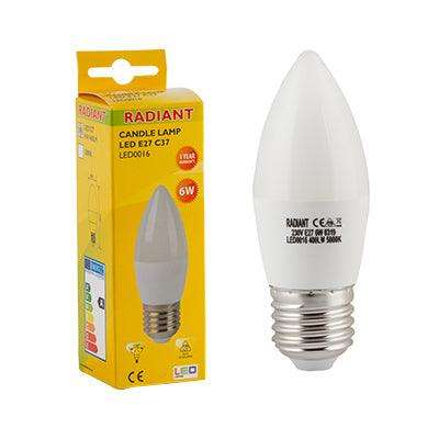 Candle Frosted 7w Led E27 5000 K N