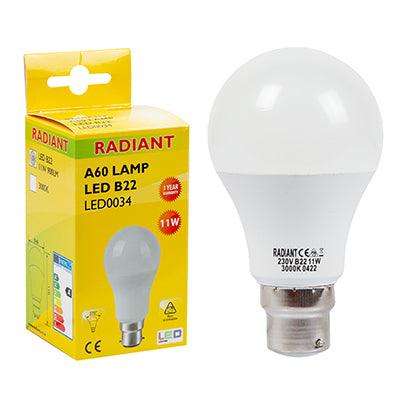 A60 12w Led B22 3000 K N