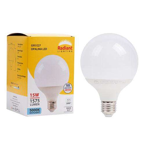Opalina Frosted G95 15w Led E27 5000 K N
