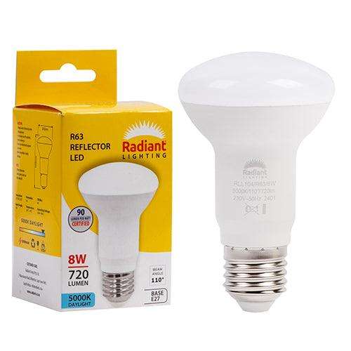 R63 Reflector 8w Led E27 5000 K N
