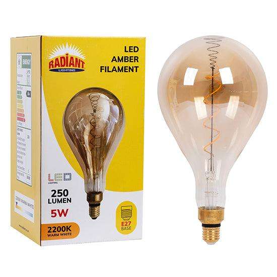 Filament Amber 8w Led E27 2200 K 160x300mm N