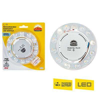 Rechargeable Emergency 128mm Led Module 8w 4000 K