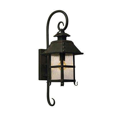 Forged Wall Light Outdoor Medium Sand Black 1x E27