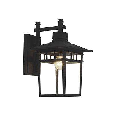 ***Wall Light Outdoor Matt Black 1x E27 60w