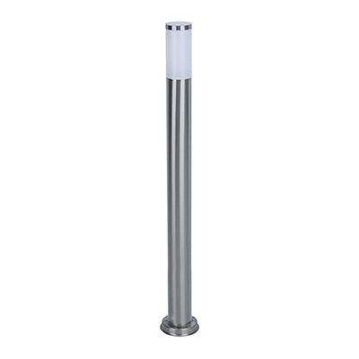 Slate Plain Bollard Outdoor 1100mm Stainless Steel 1x E27