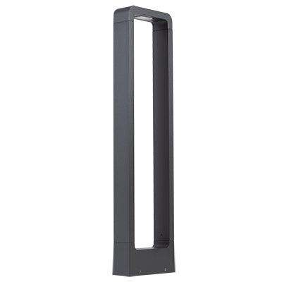 Bollard Aluminium Dark Grey Led 1x7w