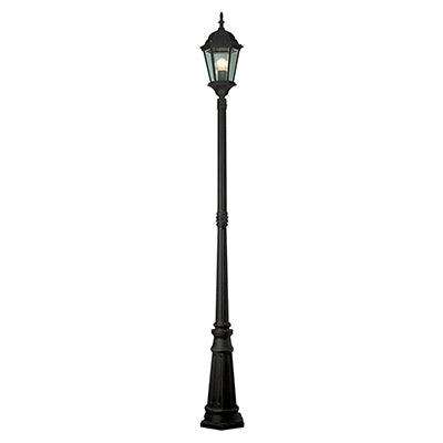 ***Thames Pole Light Base Mount Black 1x E27